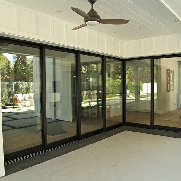Lincoln Windows Multi Slide Patio, Exterior Multi Track Sliding Doors